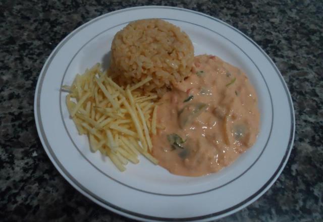 Bacalhau ao leite de coco
