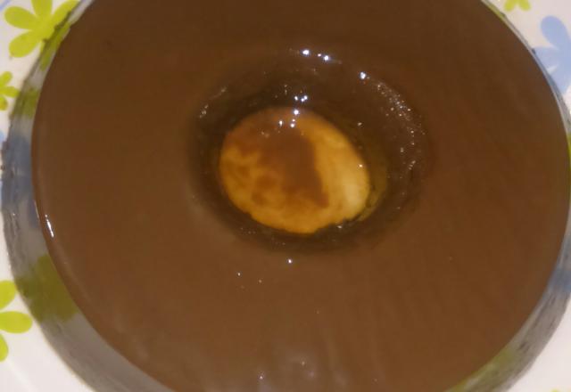 Pudim de leite em pó de microondas