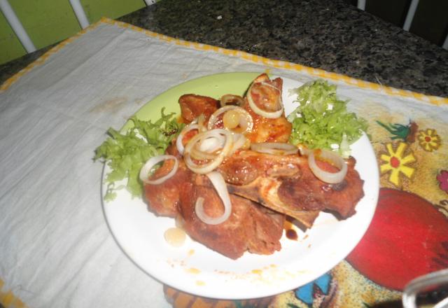 Costela de porco ao forno
