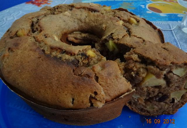 Bolo de frutas sem açúcar