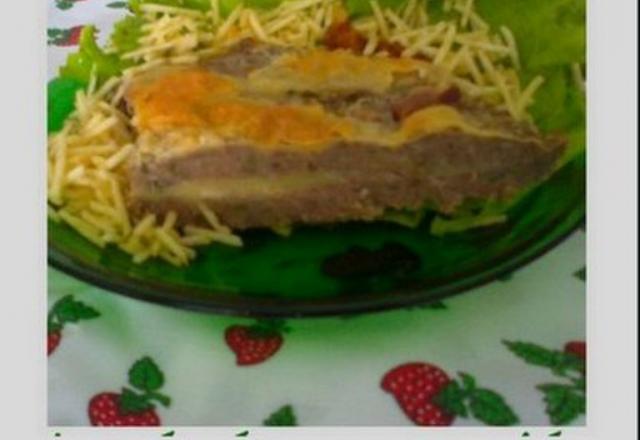 Assado de carne moída