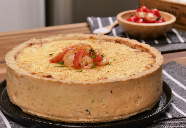 Torta de Camarão