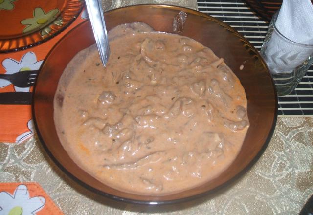 Estrogonofe de carne