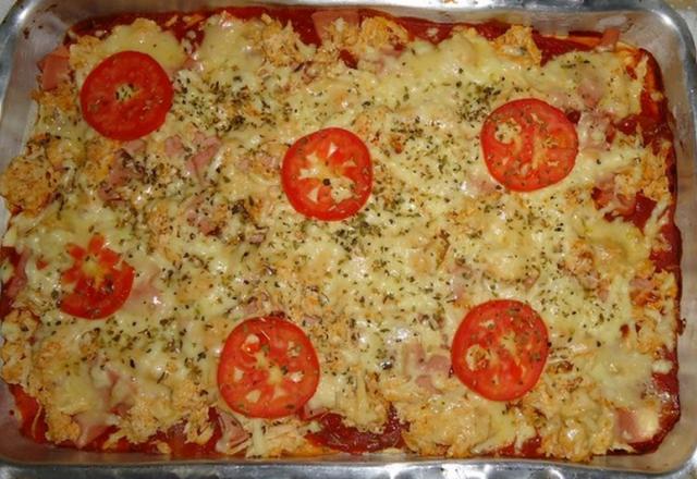 Massa de pizza liquidificador