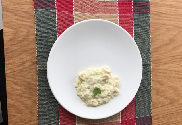 Risoto de alho poró fácil e gostoso
