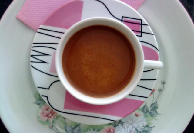 Chocolate quente saboroso