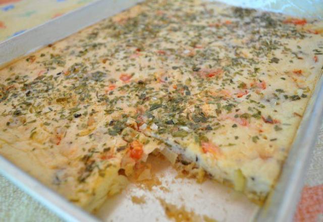 Torta de sardinha deliciosa
