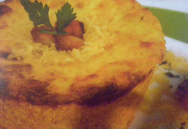 Torta aos três queijos