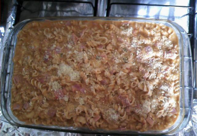 Macarrão cremoso de panela de pressão