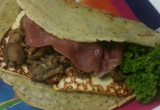 Omelete de tapioca