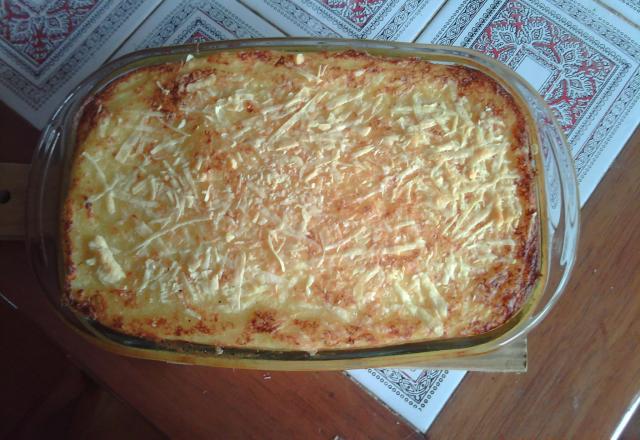 Escondidinho de bacalhau diferente