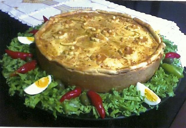 Torta salgada de frango