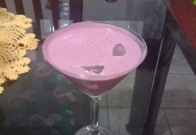 Batida de suco em pó