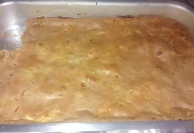 Torta de frango de liquidificador
