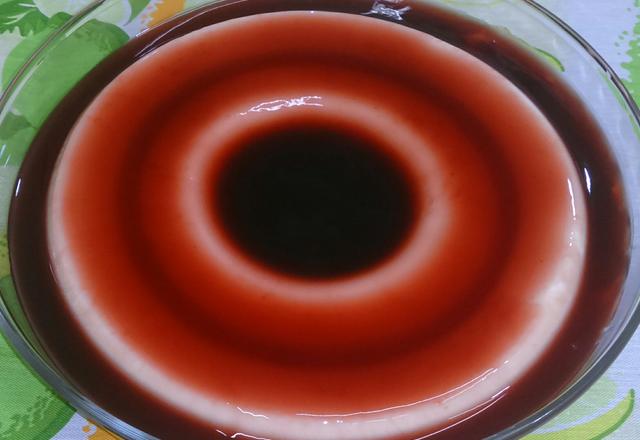 Pudim de maria - mole com calda de vinho