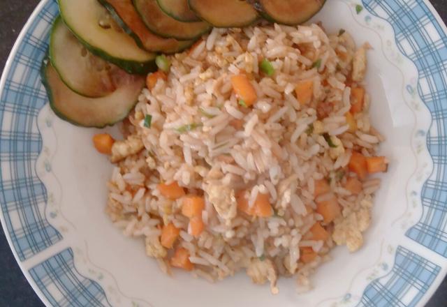Arroz frito oriental