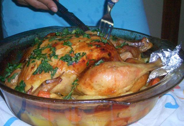 Frango recheado delícia