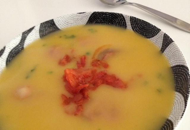 Sopa creme de mandioquinha