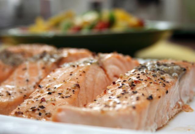 Filé de salmão ao forno