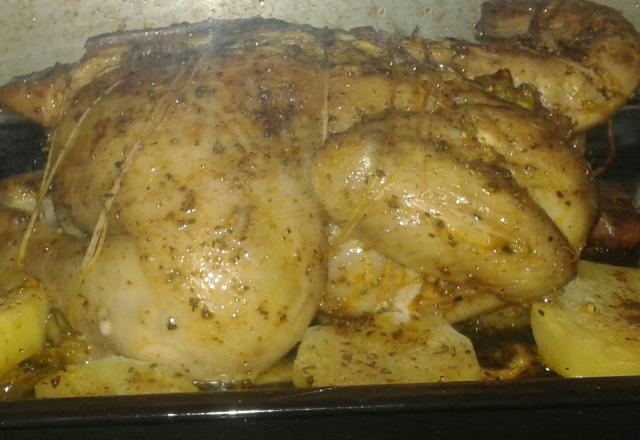 Assado de frango