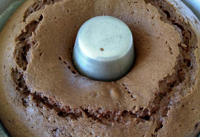 Bolo de chocolate com água