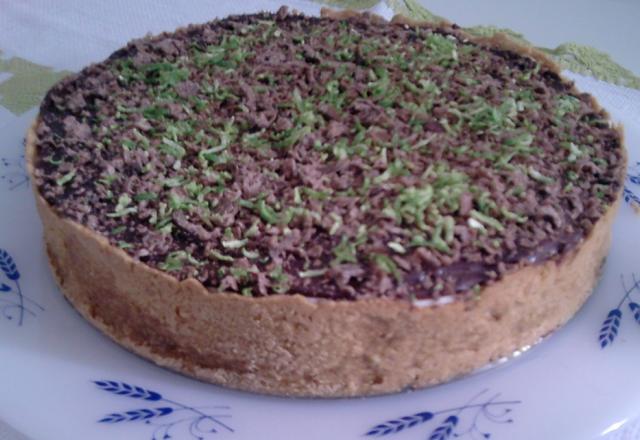 Torta de limão com ganache