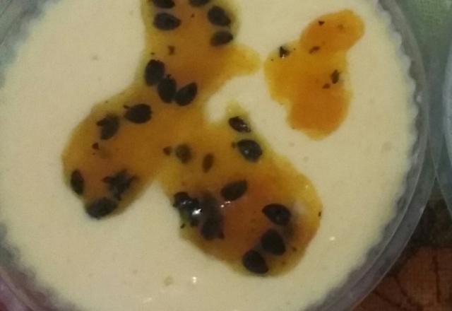 Mousses de maracujá prática, barata e fácil