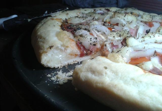 Massa de pizza sem ovo