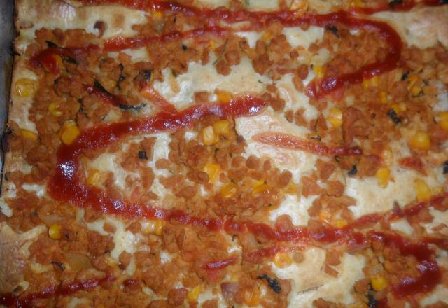 Torta de carne de soja