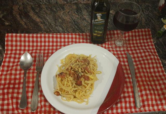Spaghetti a lá carbonara