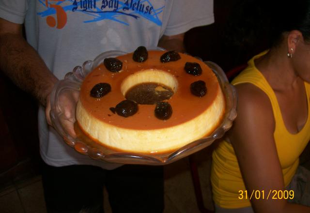 Pudim fácil de pão amanhecido