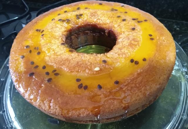 Bolo de maracujá de liquidificador fácil