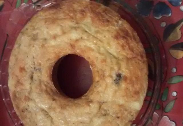 Torta de cenoura e ervilha