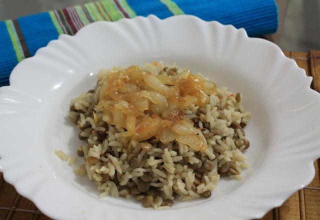 Arroz com Lentilha à moda Síria