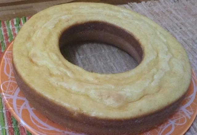 Bolo de fubá no liquidificador