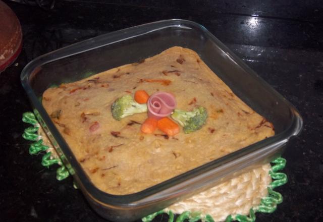 Torta de Frango de Microondas
