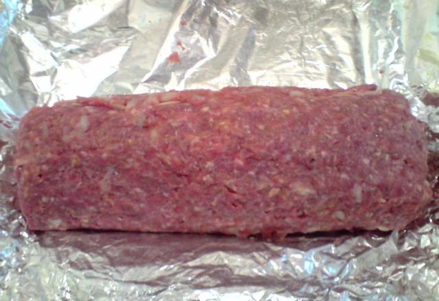 Rocambole de carne moída