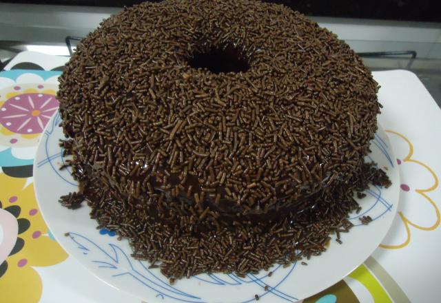 Bolo de chocolate da Lelê