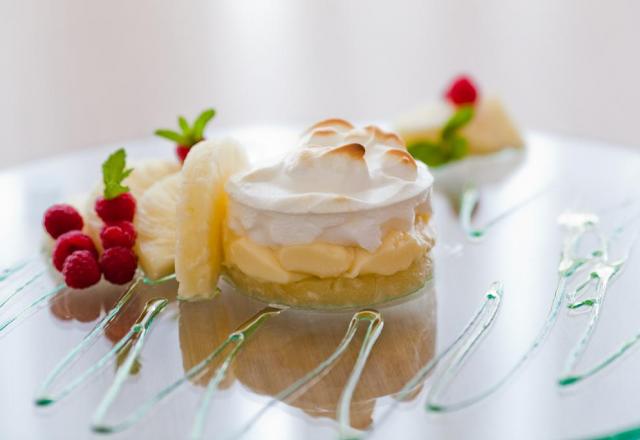 Abacaxi com creme delicioso