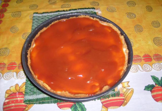 Torta cheesecake com ricota e goiabada