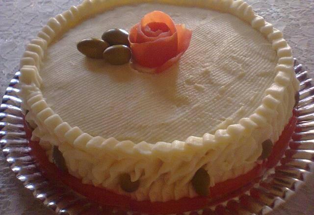 Torta fria de pão de fôrma