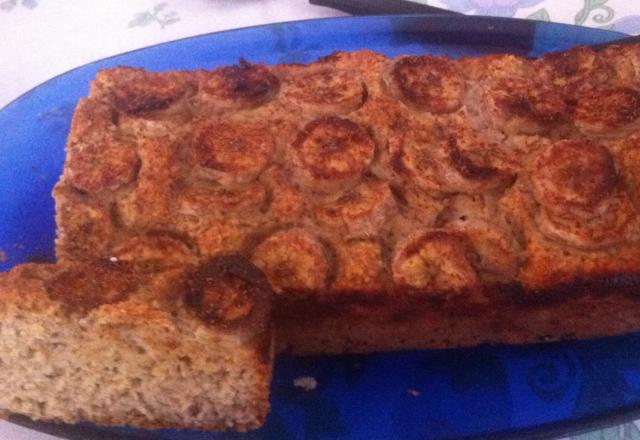 Bolo de aveia e banana (light)