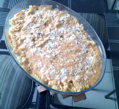 Macarrão cremoso