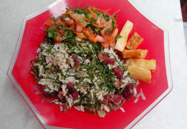 Arroz com charque