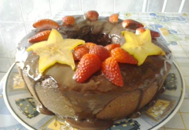 Bolo econômico de chocolate