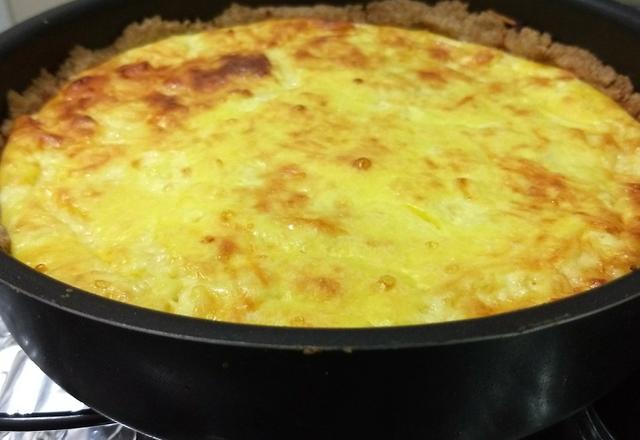 Quiche integral 4 queijos