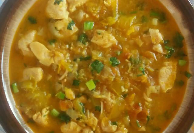 Frango ao molho curry