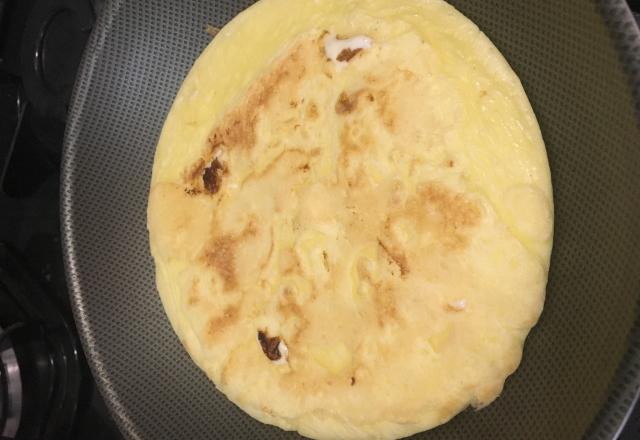 Pão de queijo de frigideira - 3 ingredientes