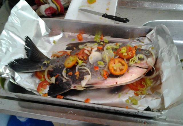 Peixe ao leite de coco