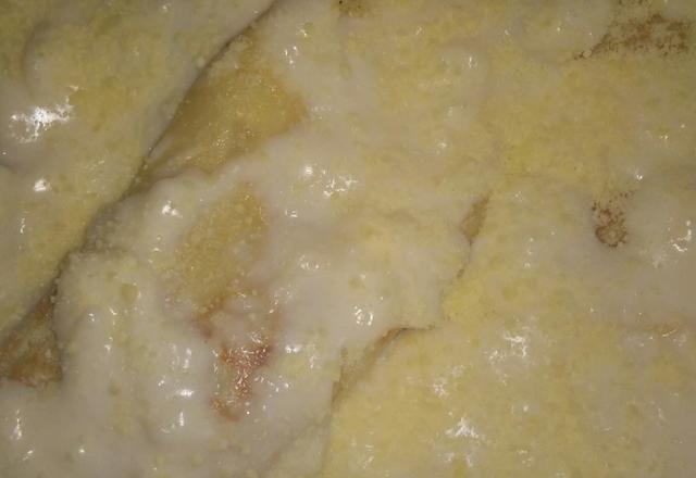 Panqueca de carne seca ao molho branco